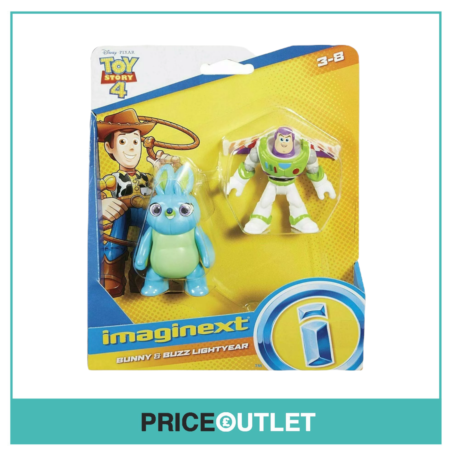 Imaginext Toy Story 4 - Bunny and Buzz Lightyear Figures