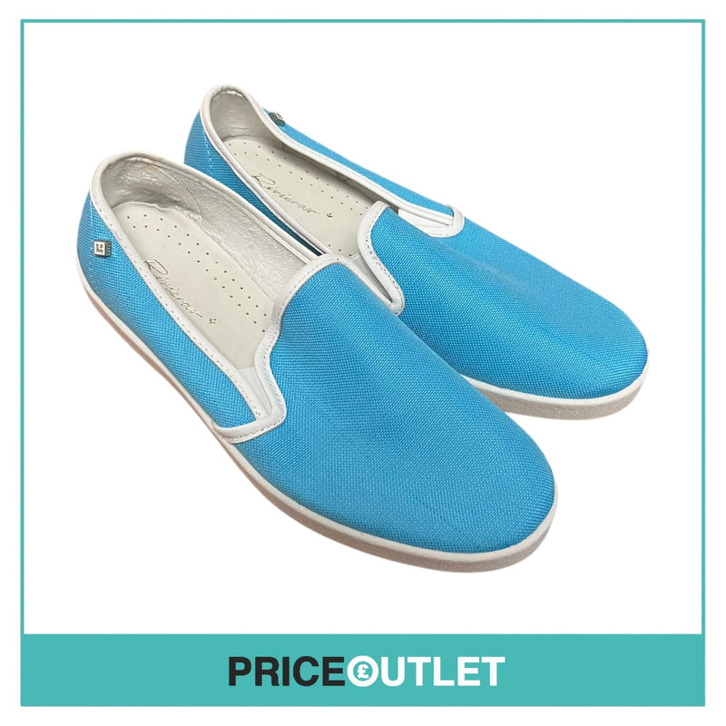 Rivieras - Womens Blue Slip on Shoes - Size 38 - BRAND NEW WITH