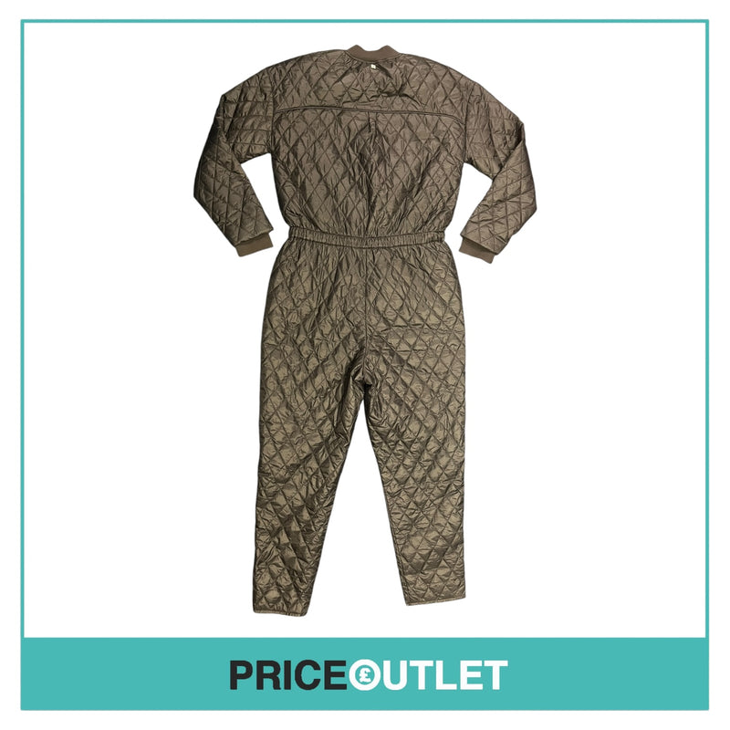 Sweaty Betty - Black Gelidity Quilted Jumpsuit - Size XL - BRAND NEW