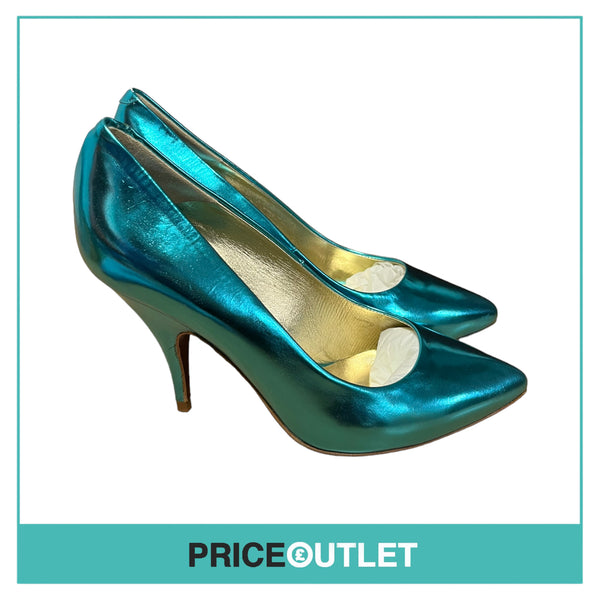 Jonathan Kelsey - Metallic Mint Heels - Size 36 - BRAND NEW WITH TAGS