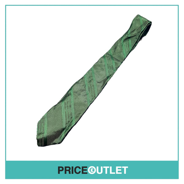 Band of Outsiders - Dark Green Diagonal Striped Neck Tie - Size OS - BRAND NEW WITH TAGS