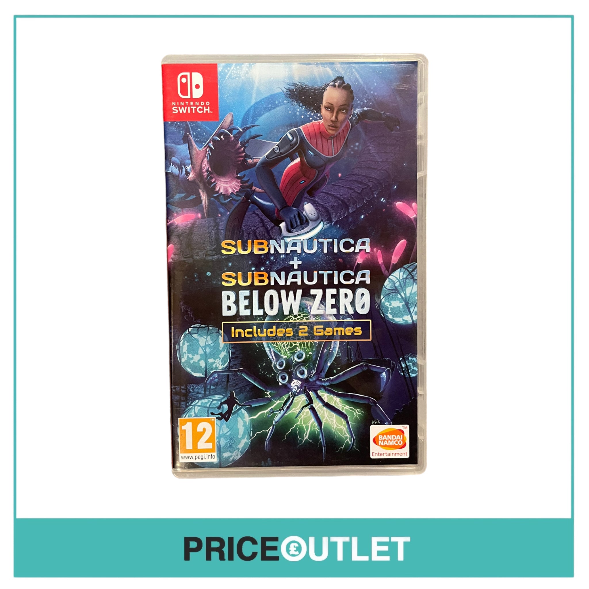 Nintendo Switch - Subnautica + Subnautica: Below Zero - Excellent Cond