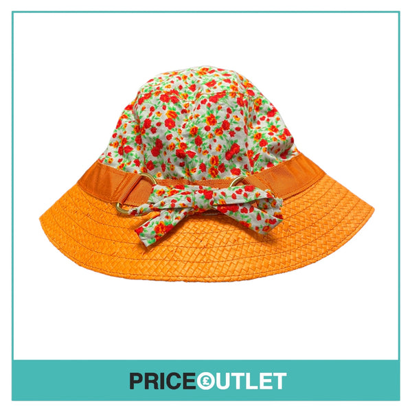 Bernstock Speirs - Orange Print Bucket Hat - Size OS - BRAND NEW WITH TAGS