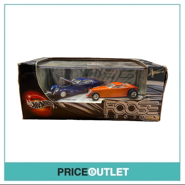 100% Hot Wheels - Foose Design Limited Edition 2-Car Set - Damaged Box