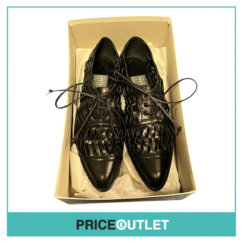 Roberta Furlanetto - Black Woven Shoes - Size 39 - BRAND NEW