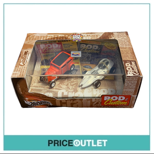 100% Hot Wheels - Rod & Custom Hot Rod (Series 6) 2 Pack - Damaged