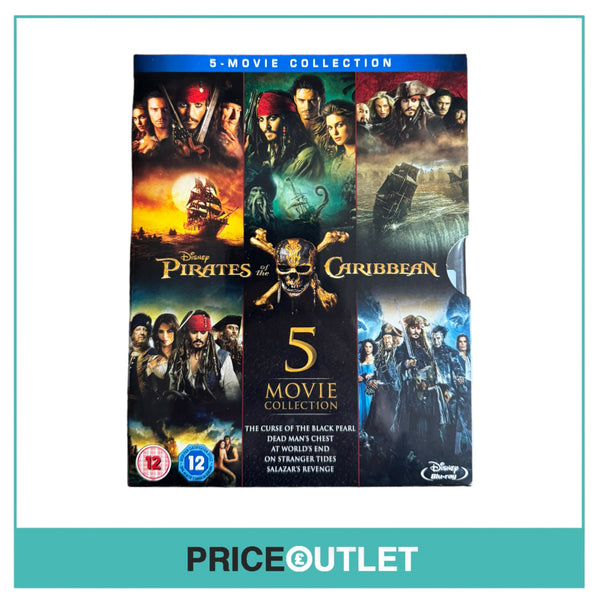 Pirates Of The Caribbean 5 Movie Collection - BluRay