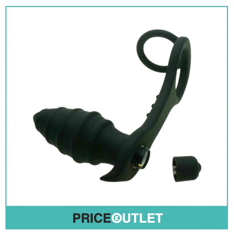 Prostate Massager With Cock Ring  - Anal Sex Toy