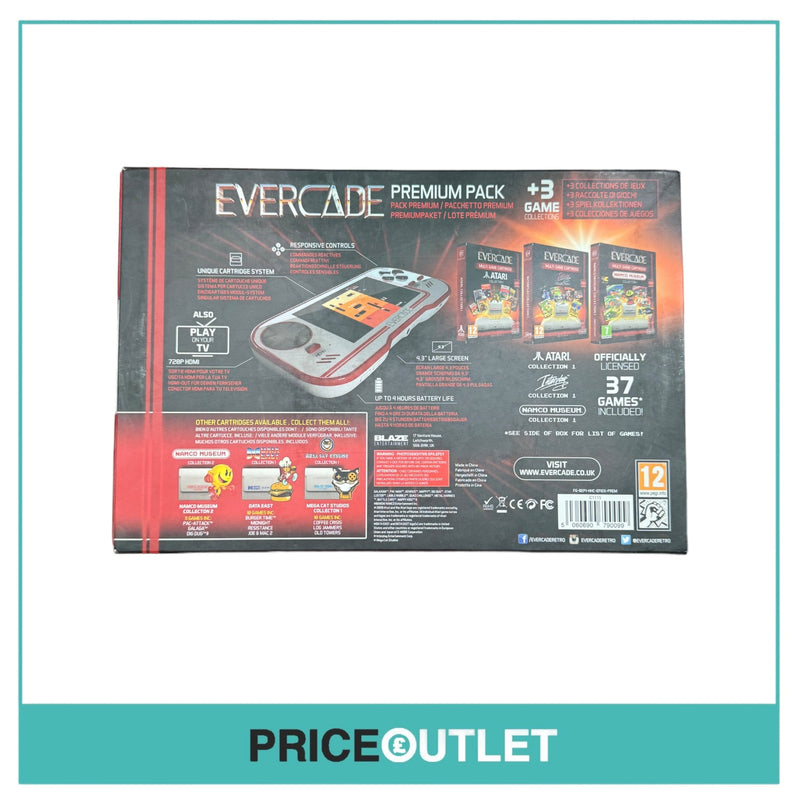 Evercade - Retro arcade Handheld Device - Pre Owned/Good Condition - DEVICE ONLY