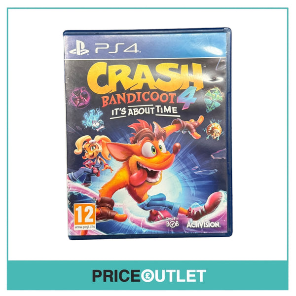 Playstation 4 - Crash Bandicoot 4 It’s About Time - Excellent Condition