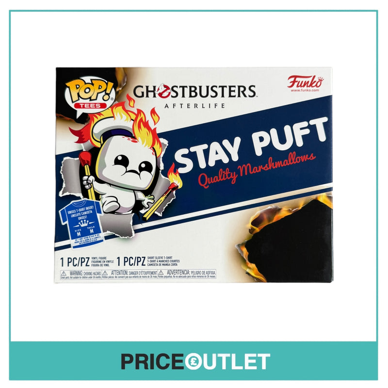 Funko - Ghostbusters Afterlife Mini Puft GITD Pop + Tee - XL - Brand New