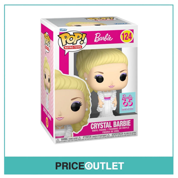 Barbie - Crystal Barbie #124 Funko Pop! Brand New In A Pop Protector