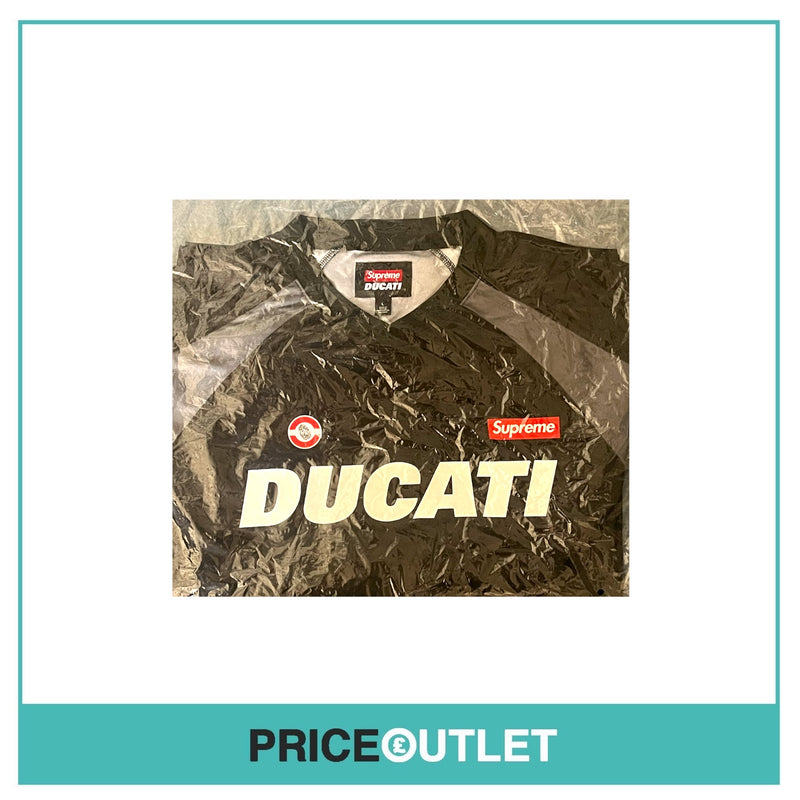 Supreme Ducati Jersey - Black - Size L - BRAND NEW SEALED