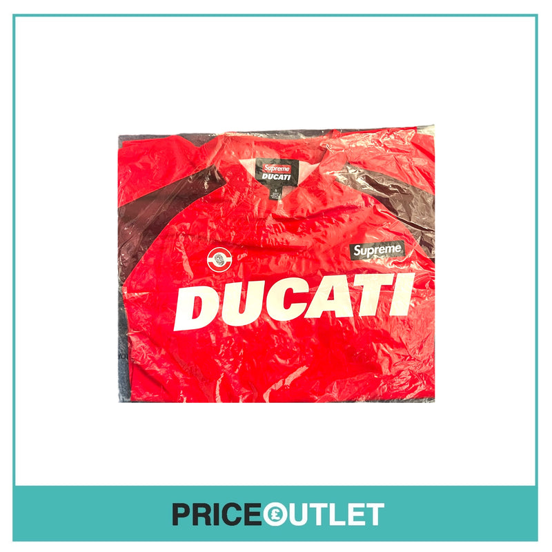 Supreme Ducati Jersey - Red - Size S - BRAND NEW SEALED