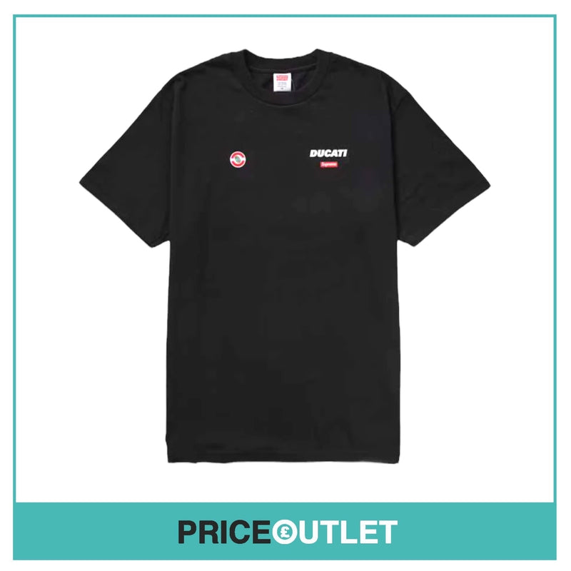 Supreme TShirt Ducati Logo - Black - Size L - BRAND NEW SEALED