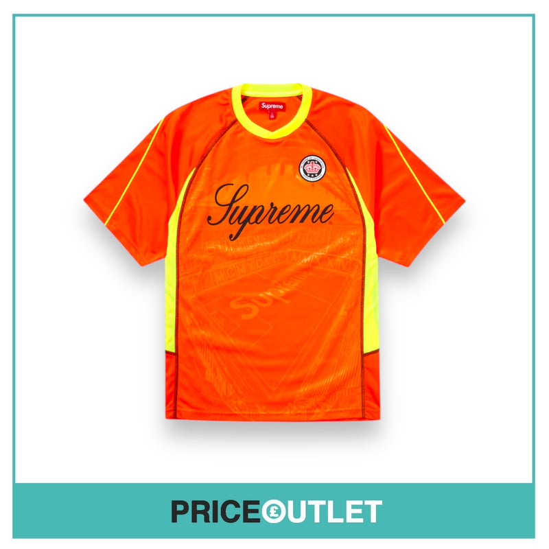 Supreme Jacquard Soccer Jersey - Orange - Size M - BRAND NEW SEALED