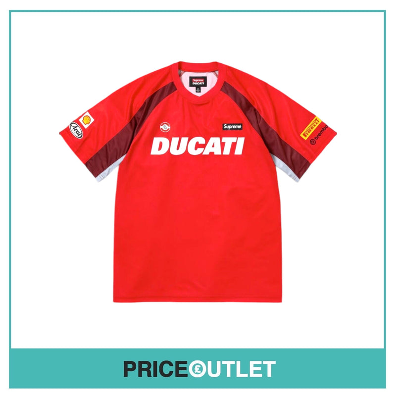 Supreme Ducati Jersey - Red - Size S - BRAND NEW SEALED