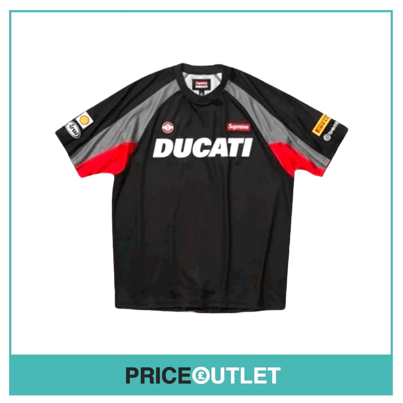 Supreme Ducati Jersey - Black - Size L - BRAND NEW SEALED