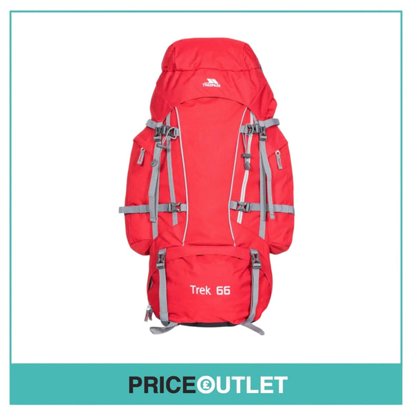 Trespass - Trek 66L Backpack - Red - Brand New