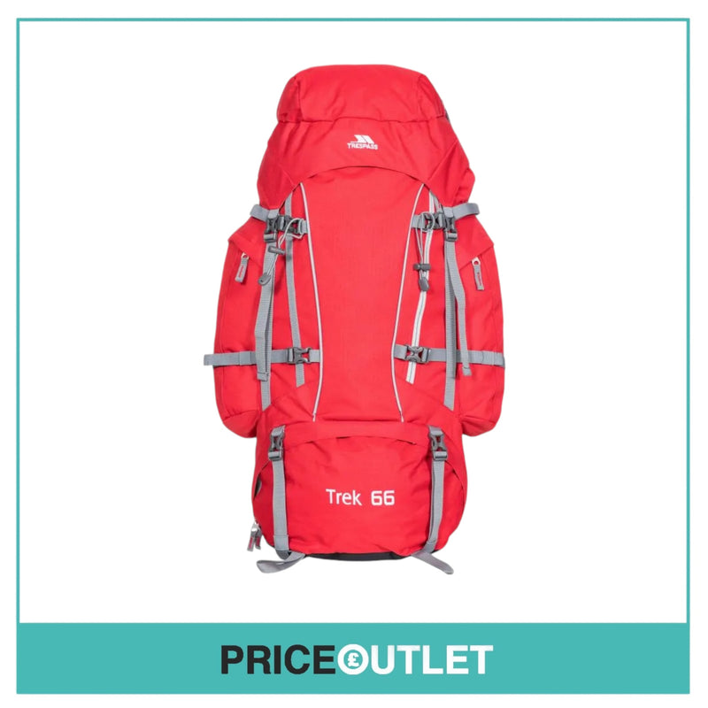 Trespass - Trek 66L Backpack - Red - Brand New