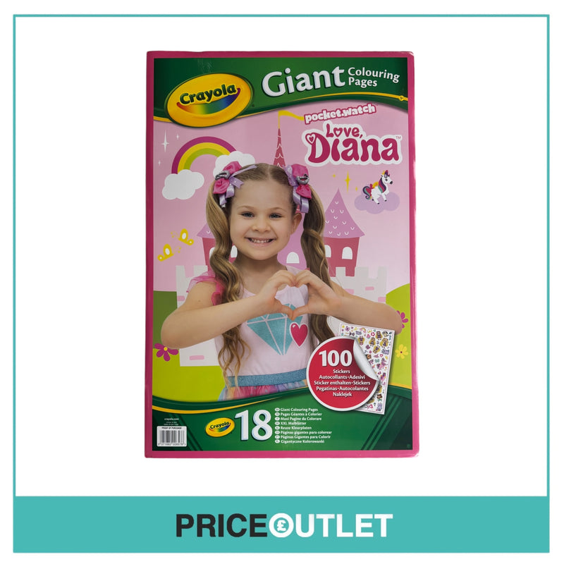 Crayola - Love Diana 18 Giant Colouring Pages