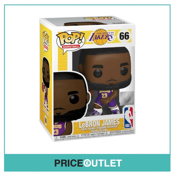 Funko - Los Angeles Lakers - Lebron James #66 - Brand New In A Free Pop Protector