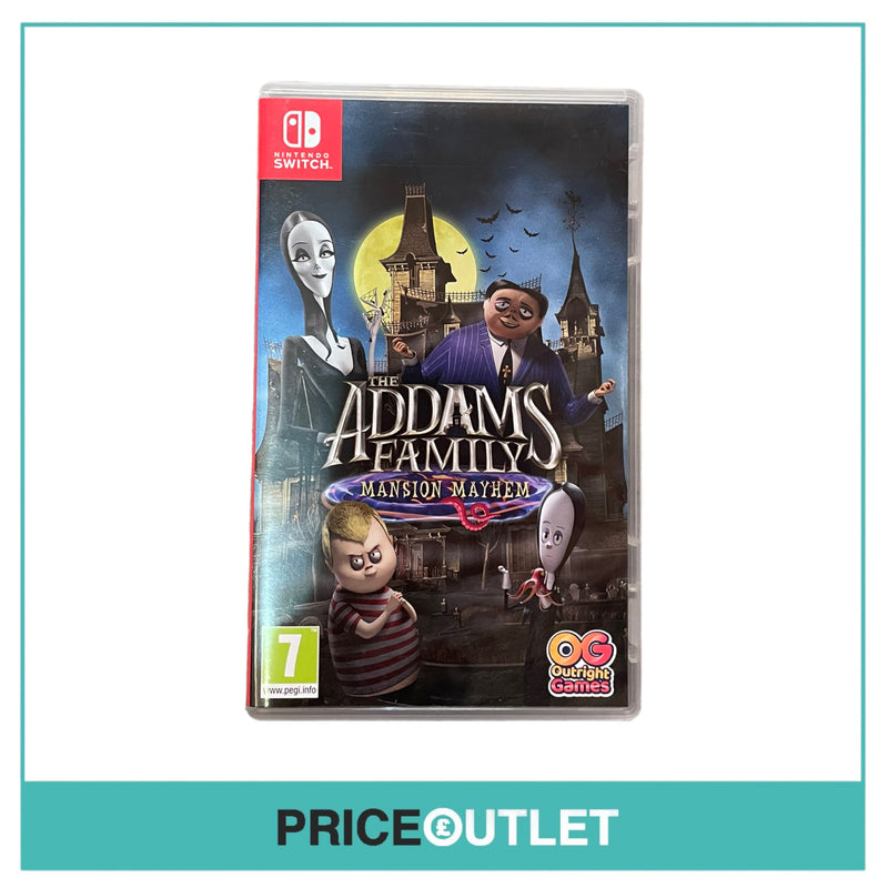 Nintendo Switch - The Addams Family: Mansion mayhem - Excellent condit