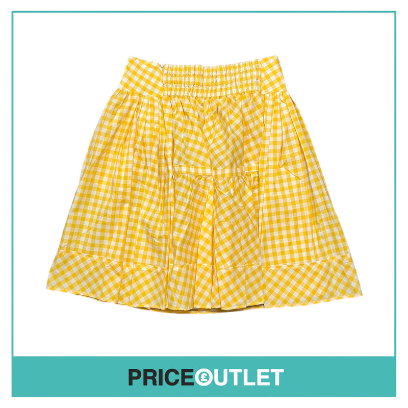 Thierry Colson - Yellow Gingham Skirt - Size S - BRAND NEW WITH TAGS