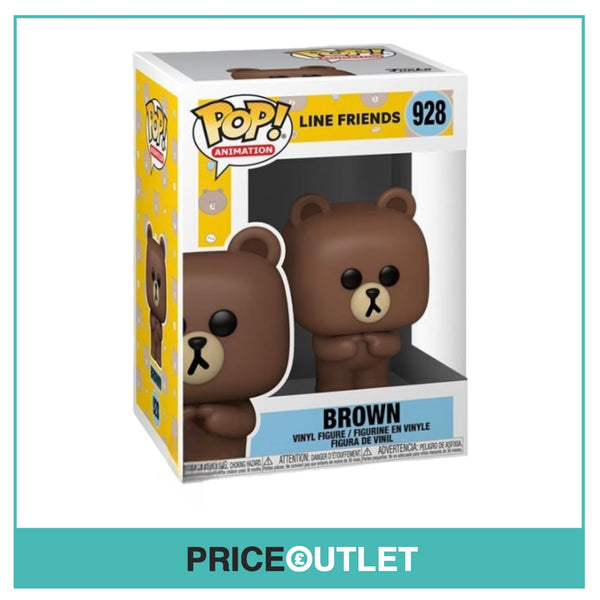 Funko - Brown #928 Line Friends - BRAND NEW IN A FREE POP PROTECTOR