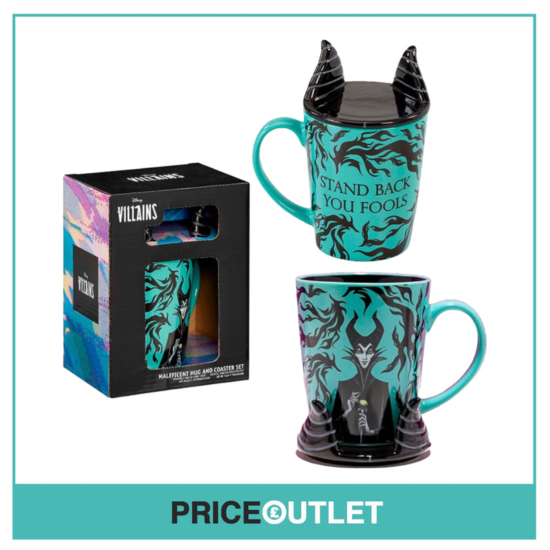 Funko Maleficent Mug and Coaster Set - Disney Villians