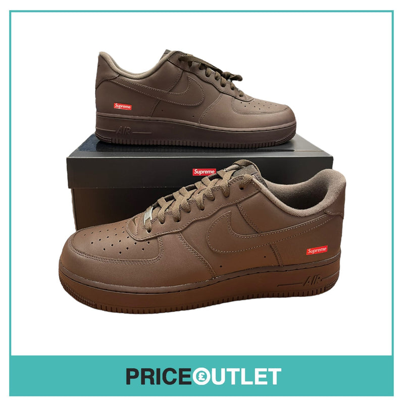 Supreme x Air Force 1 Low 'Box Logo - Baroque Brown' - UK 9