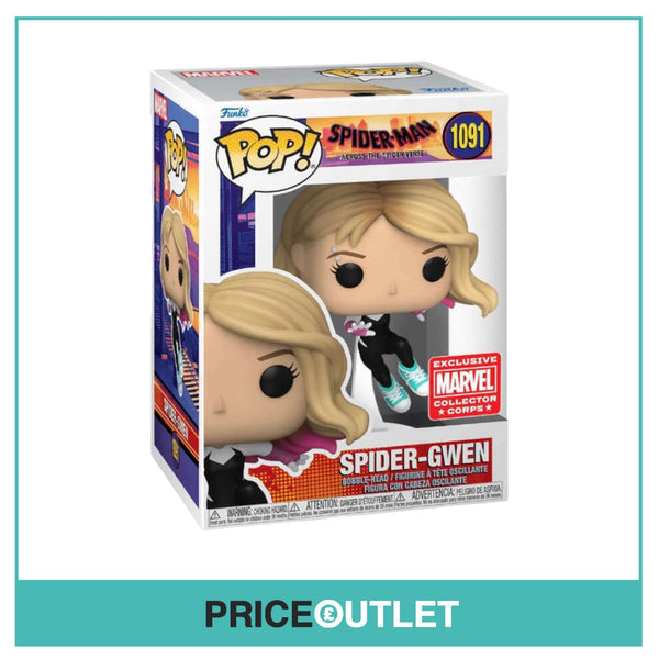 Funko - Spider-Gwen (Collector Corps Exclusive) #1091 Spider-Man Across The Spiderverse - BRAND NEW IN A FREE POP PROTECTOR