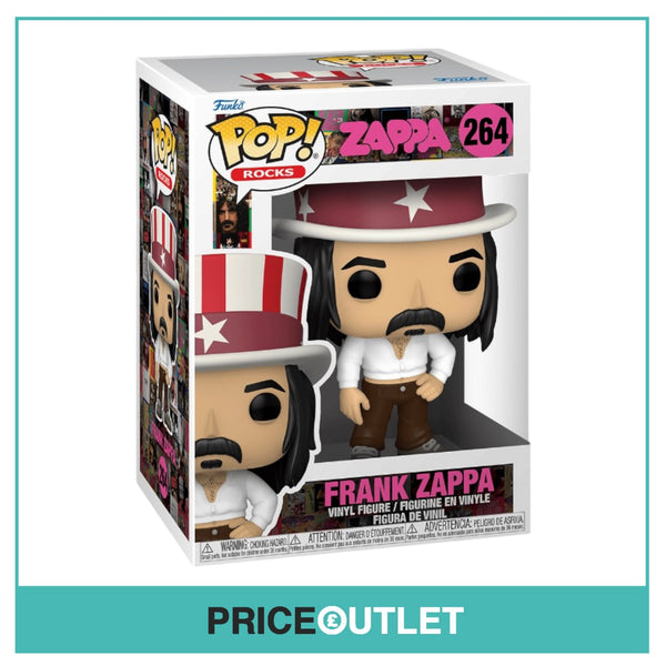 Funko - Frank Zappa #264 Funko Pop - Zappa - BRAND NEW IN POP PROTECTOR