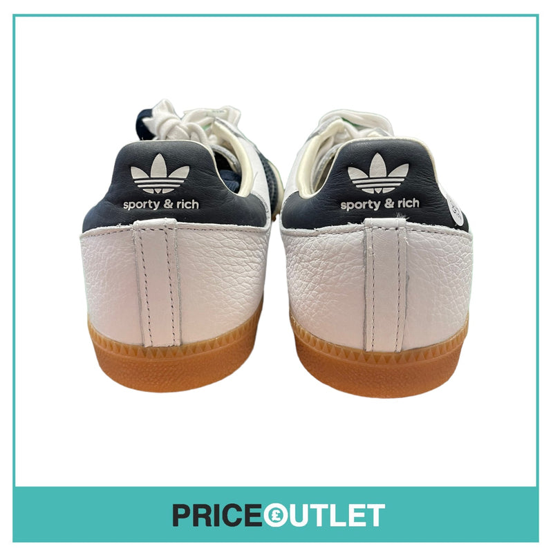 Adidas X Sporty & Rich Samba OG - White/Navy - UK 9.5