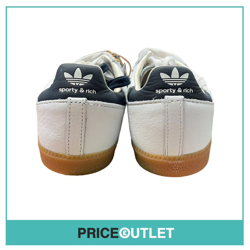 Adidas X Sporty & Rich Samba OG - White/Navy - UK 6