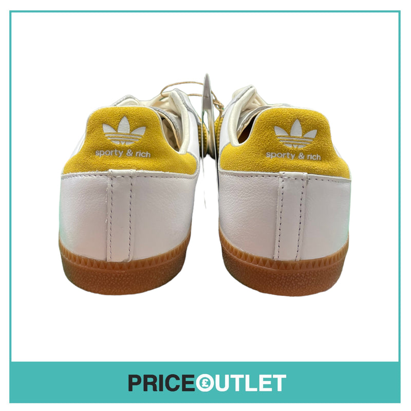 Adidas X Sporty & Rich Samba OG - White/Gold - UK 6