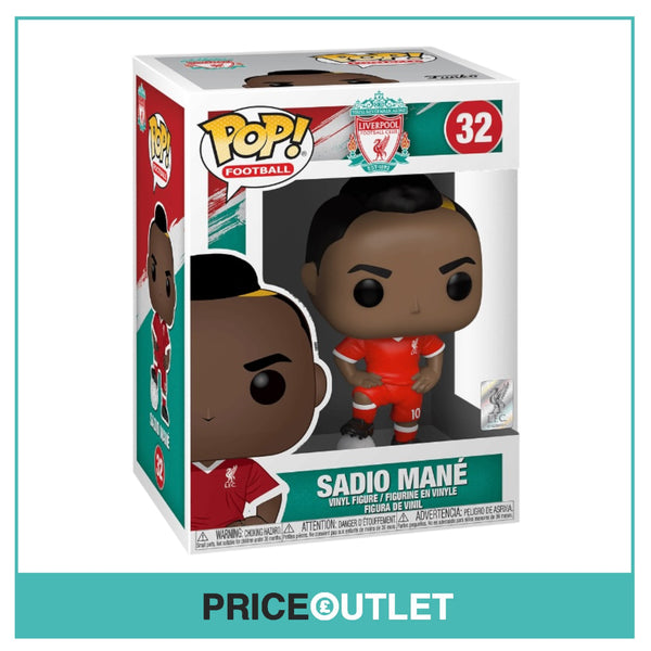 Funko - Sadio Mané #32 Liverpool Football Club - BRAND NEW IN A FREE POP PROTECTOR