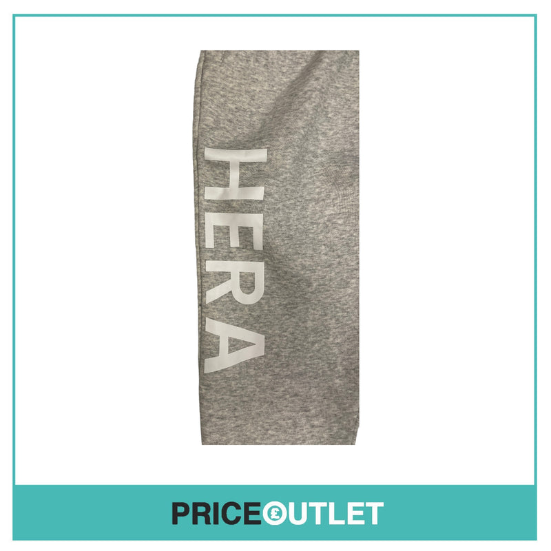 HERA - Large Logo Sweatpants - Grey Marl - Size XS - BRAND NEW SEALED