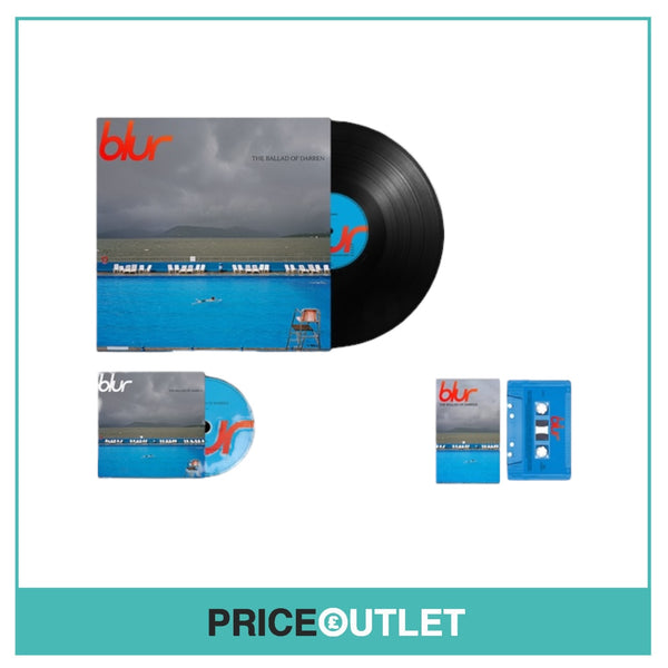 BLUR - The Ballad of Darren vinyl, cd + cassette bundle