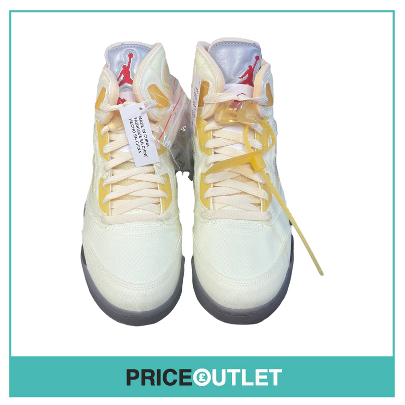 Nike - Air Jordan 5 X OFF-WHITE ‘Sail’ - UK 8.5