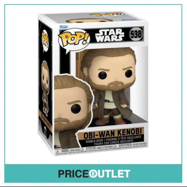 Funko - Obi-Wan Kenobi #538 - BRAND NEW IN A FREE POP PROTECTOR