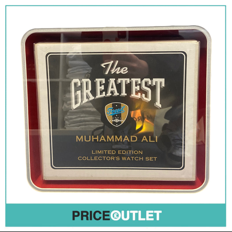 Autographed Muhammad Ali 'The Greatest' Limited Edition Collector’s Watch Set (Framed)