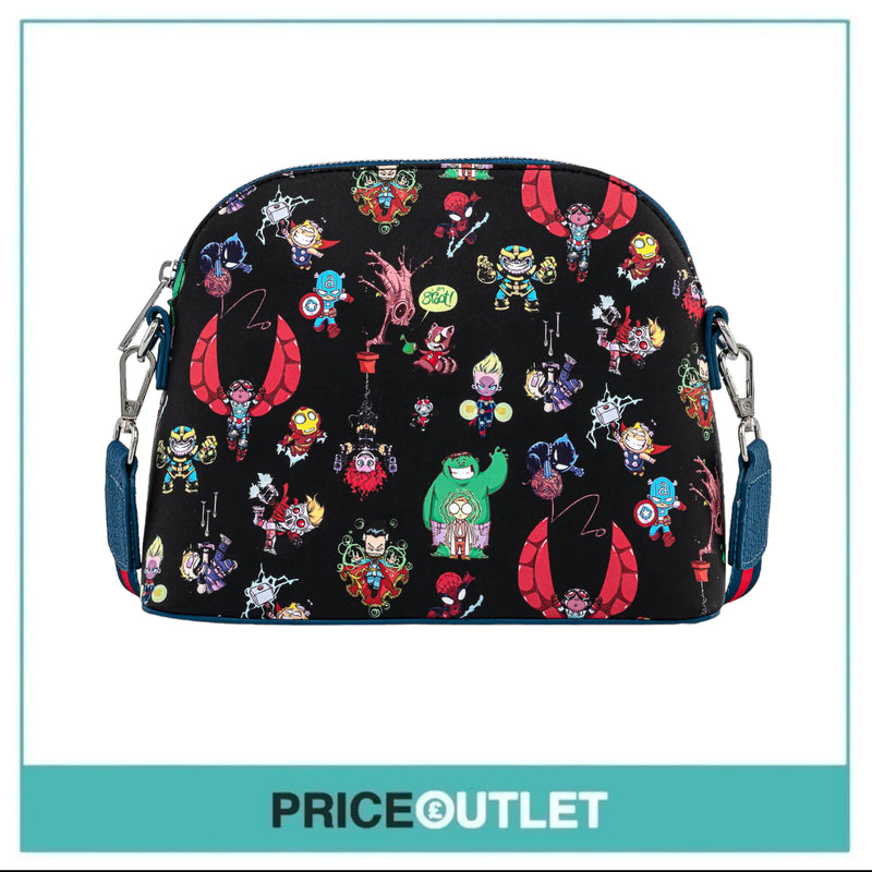 Loungefly - Marvel - Chibi Group Crossbody Bag