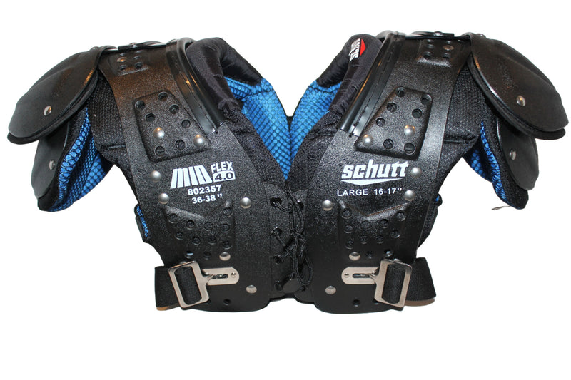 Schutt Mid Flex 4.0 Football Shoulder Pads Size S