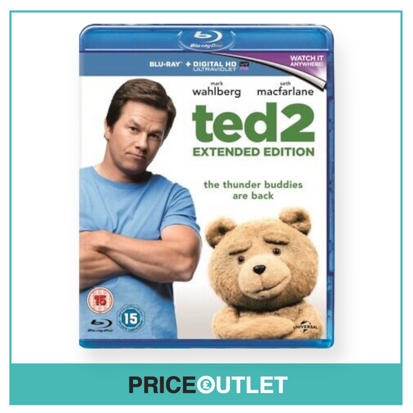 Ted 2: Extended Edition - Blu-Ray + Ultraviolet Digital HD - BRAND NEW SEALED