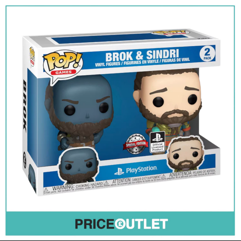 Funko - Brok & Sindri Deluxe Funko 2 Pack! Games - Special Edition/ Playstation Licensed Product