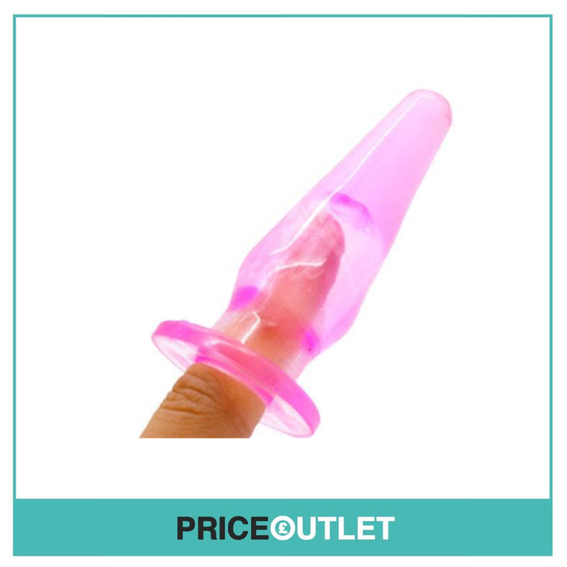 Mini Butt Plug - Finger Hole - Small Beginners Slim Anal Dildo Adult Sex Toy