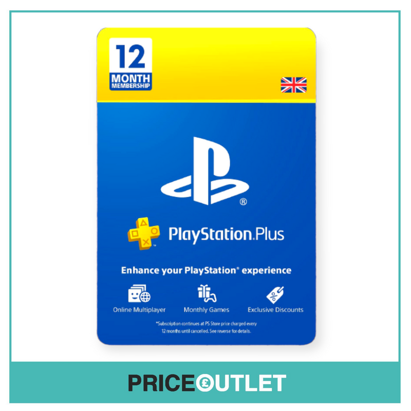 PlayStation Plus 12 Month Membership (UK)