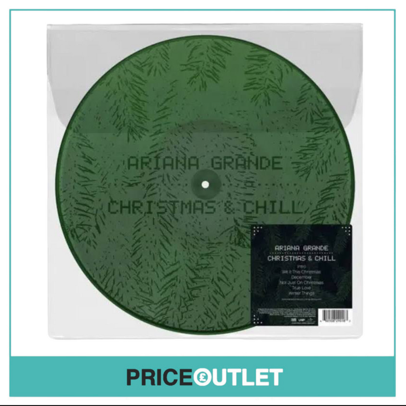 Ariana Grande - Christmas & Chill (Dark Green with Etching) - Vinyl