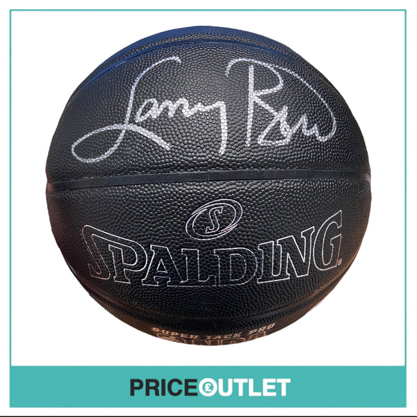 Autographed Larry Bird Black Basketball